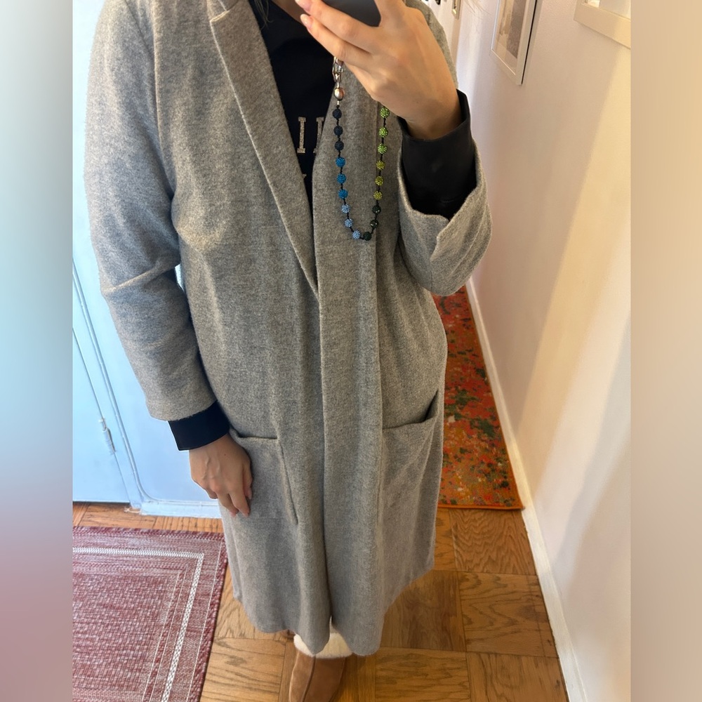 Grey Sweater Jacket